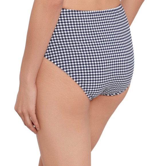 NWT DRAPER JAMES RSVP Side Shirred High-waisted Swim Bottoms Size XS - Picture 3 of 8